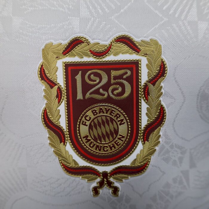Mens Bayern Munich 2024/25 Anniversary Tee – White Jersey Player Version 3