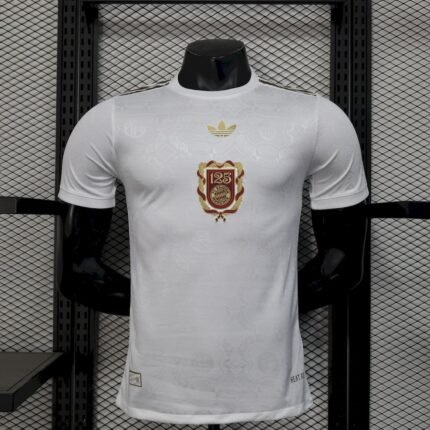 Mens Bayern Munich 2024/25 Anniversary Tee – White Jersey Player Version