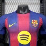 Mens Barcelona 2025/26 Home Jersey Player Version 4