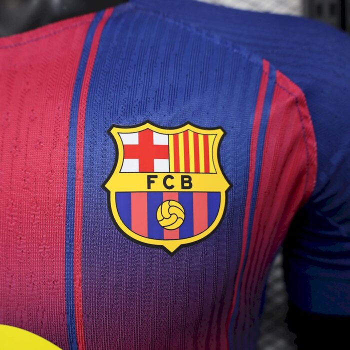 Mens Barcelona 2025/26 Home Jersey Player Version 6
