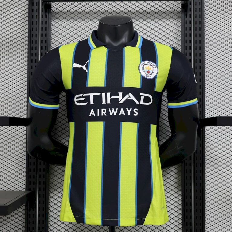 Mens Manchester City 2024/25 Away Jersey Player Version