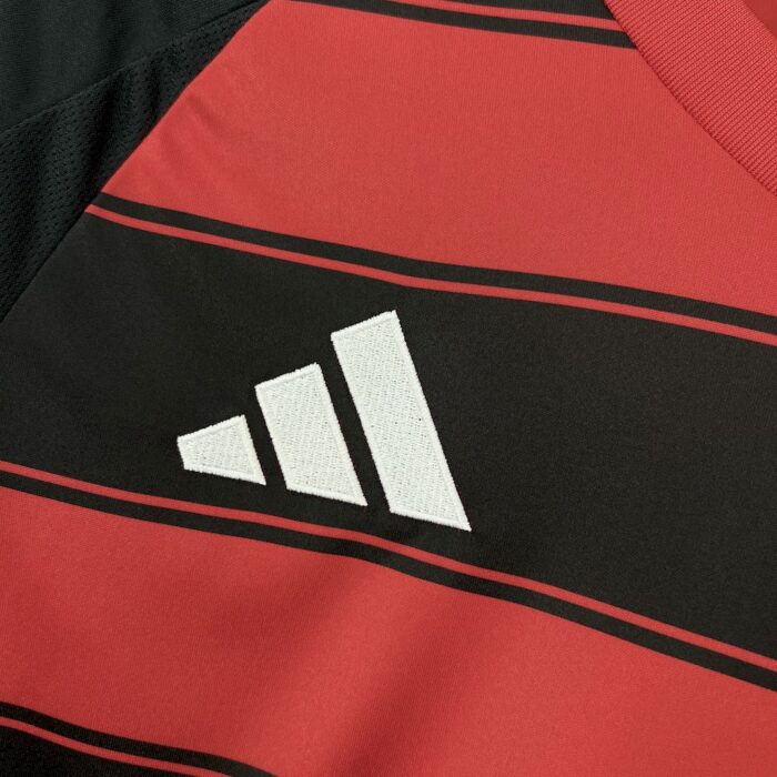 Mens Flamengo 2025/26 Home Long Sleeve Jersey 6