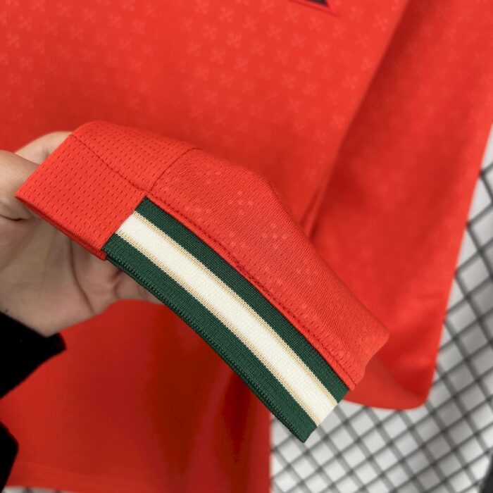 Mens Portugal 2025/26 Home Long Sleeve Jersey 3