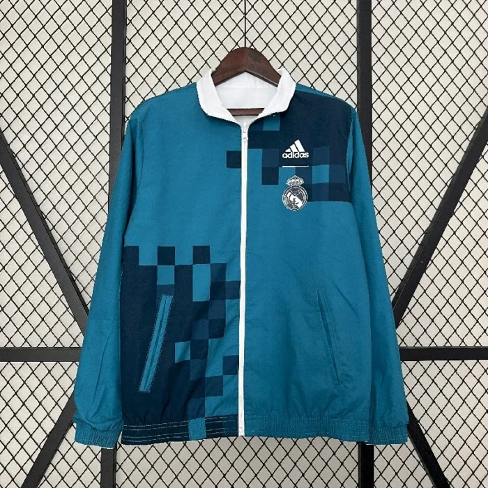 Mens Real Madrid 2024 Reversible Jacket - Image 3
