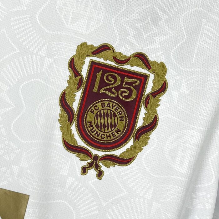 Mens Bayern Munich 2024/25 125 Anniversary White Jersey 8