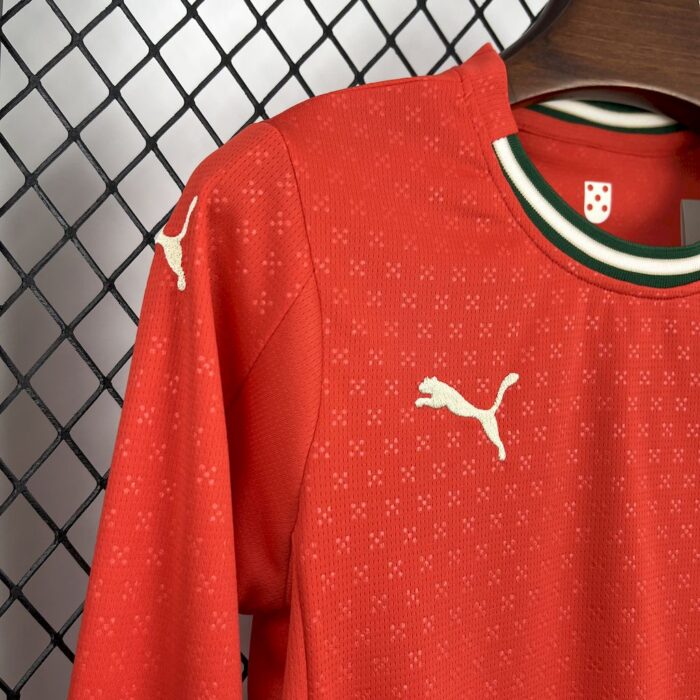 Kids Portugal 2025/26 Home Long Sleeve Kit 5