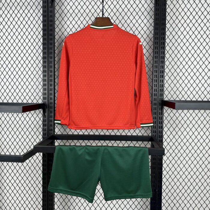 Kids Portugal 2025/26 Home Long Sleeve Kit 1