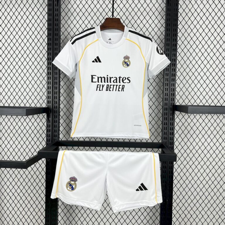 Kids Real Madrid 2025/26 Home Kit