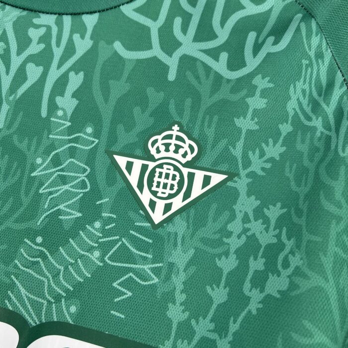 Mens Real Betis 2024/25 Seaweed theme Jersey 4