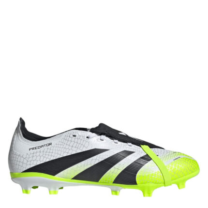 adidas Predator Firm Ground Football Boots – White/Blk/Lemon