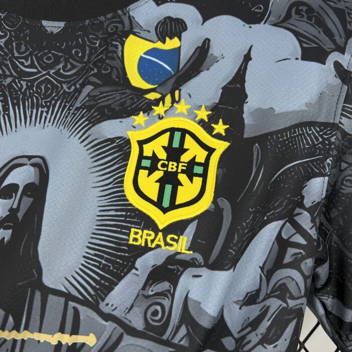 Mens Brazil 2024/25 X STUSSY Jersey 3