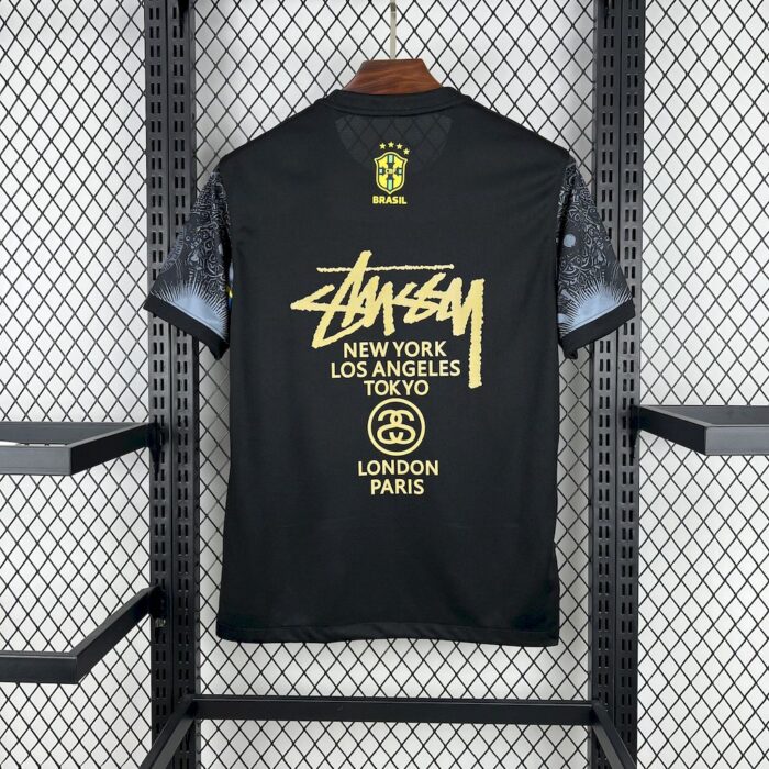 Mens Brazil 2024/25 X STUSSY Jersey 1