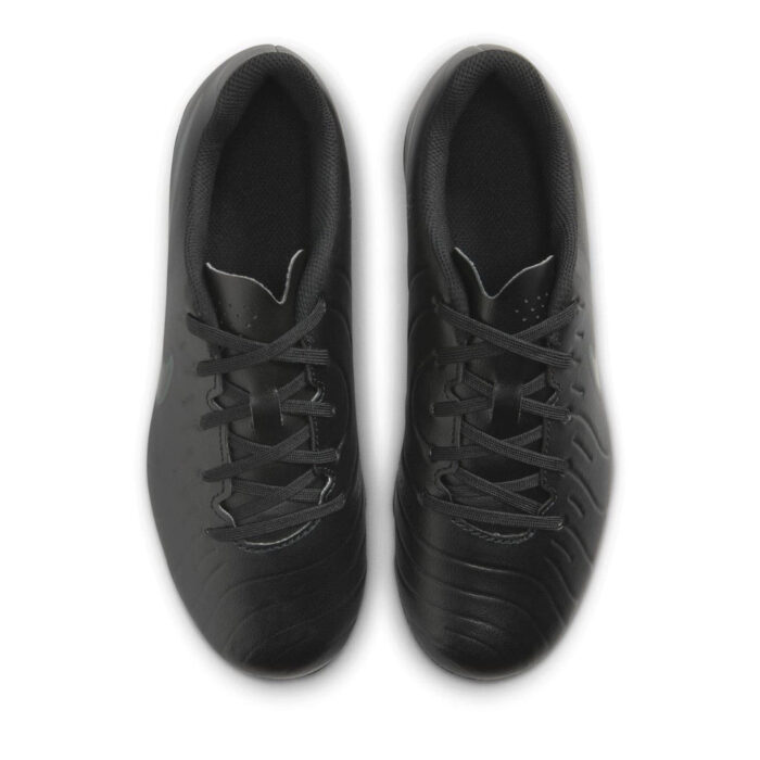 Nike Tiempo Legend 10 Junior Firm Ground Football Boots – Black/Green - Image 5
