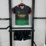 Kids AC Milan 2025/26 Co-Branded Black Edition Kit