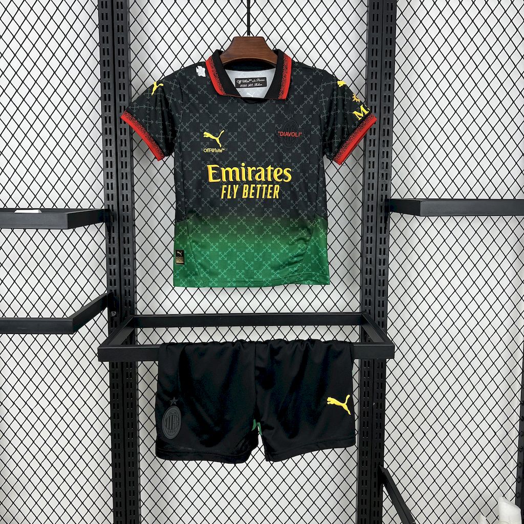 2025030211192214.jpg Kids AC Milan 2025/26 Co-Branded Black Edition Kit