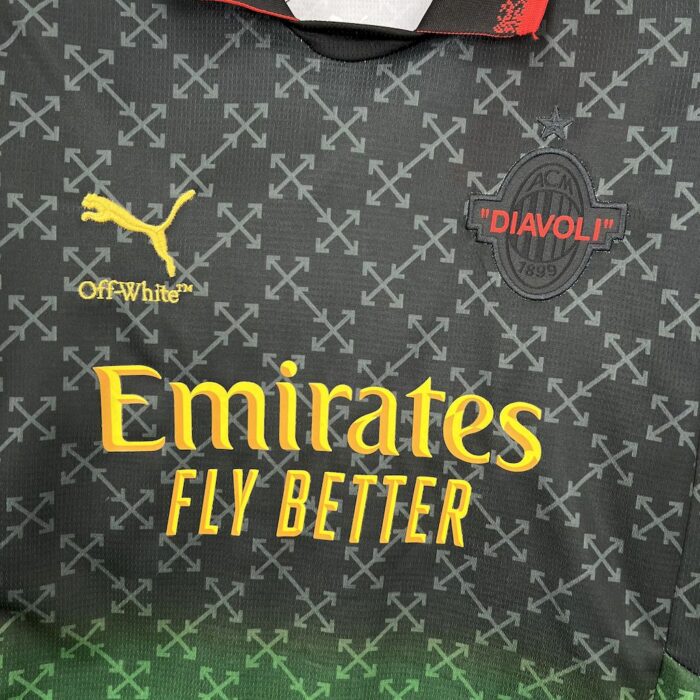 Kids AC Milan 2025/26 Co-Branded Black Edition Kit 8
