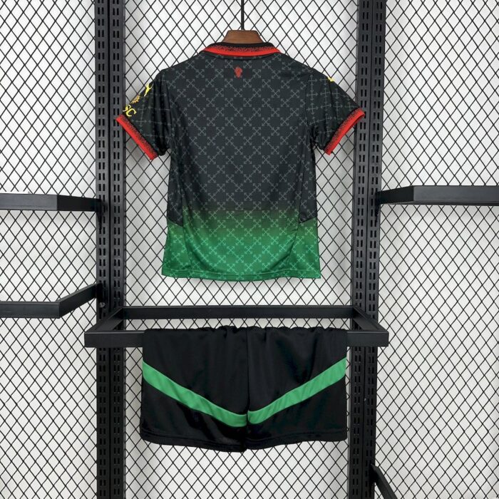 Kids AC Milan 2025/26 Co-Branded Black Edition Kit 1