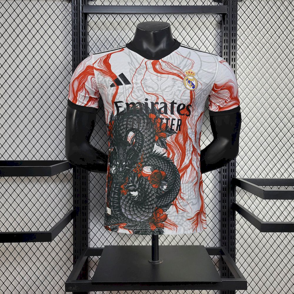 2025061409215244.jpg Mens Real Madrid 2025/26 White Black Dragon Jersey Player Version