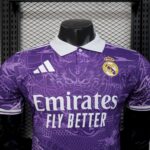 Mens Real Madrid 2025/26 Purple Jersey Player Version 5