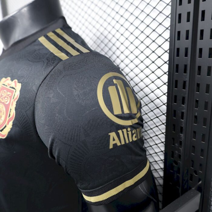 Mens Bayern Munich 2024/25 125 Anniversary Black Jersey Player Version 4