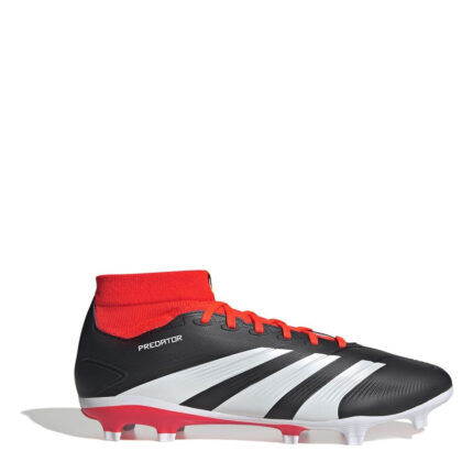adidas Predator 24 Firm Ground Football Boots – Black/White/Red