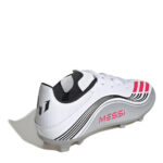 adidas F50 Junior Firm Ground Football Boots – White/Red – view 4