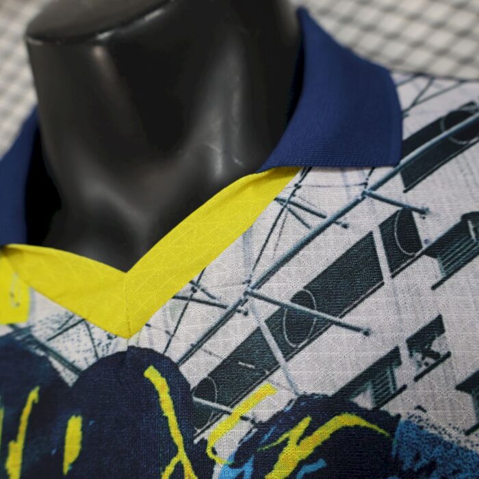 Mens Manchester City 2025/26 Blue Jersey Player Version 3