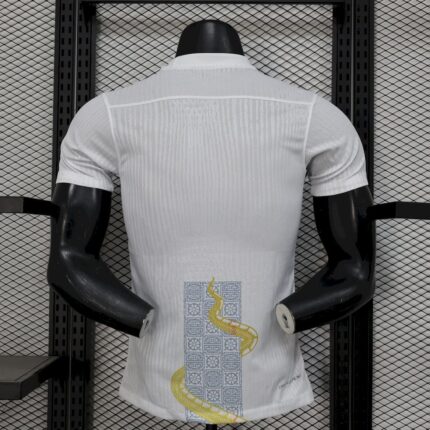 Mens Tottenham Hotspur 2025/26 White Gold Snake Edition Jersey Player Version 1