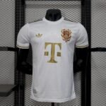 Mens Bayern Munich 2024/25 125 Anniversary White Jersey Player Version