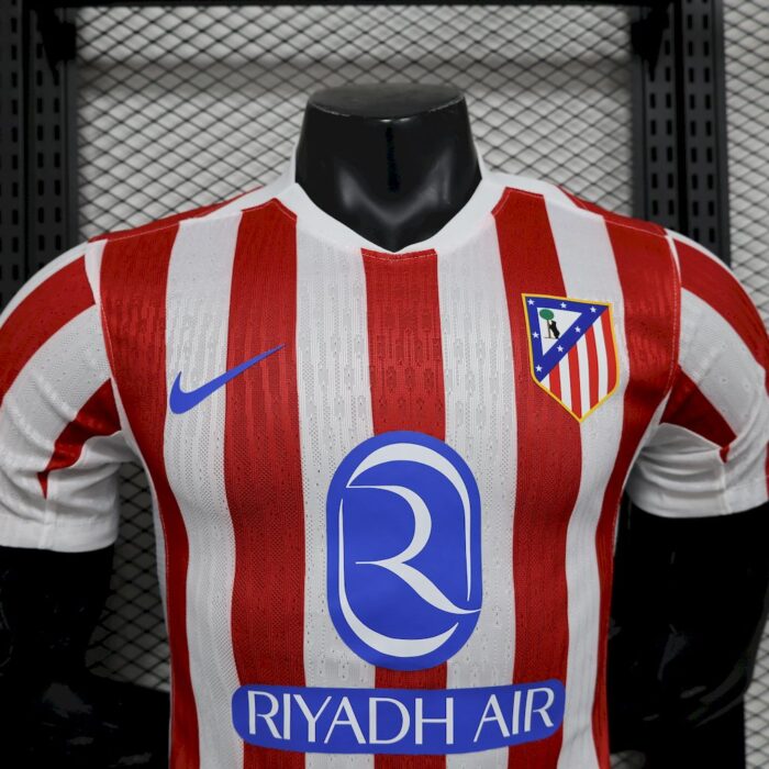 Mens Atletico Madrid 2025/26 Home Jersey Player Version 4