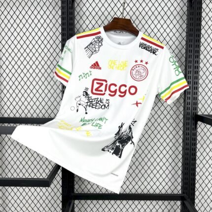 Mens Ajax 2025/26 Amsterdam Bob Marley 40th Jersey