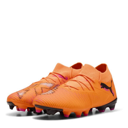 Puma Future 8 Firm Ground Football Boots – Orange-Black