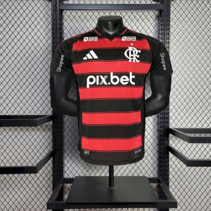 Mens Flamengo 2025/26 Home Jersey Player Version 1