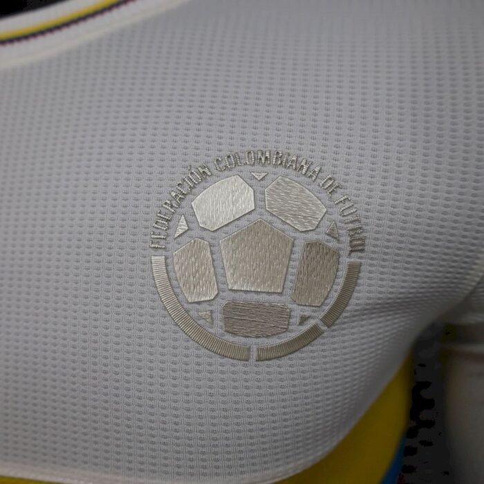 Mens Colombia 2024/25 100th Anniversary Long Sleeve Jersey Player Version 3