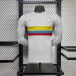 Mens Colombia 2024/25 100th Anniversary Long Sleeve Jersey Player Version