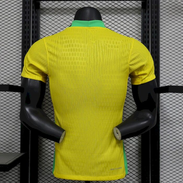 Mens Brazil 2025/26 Home Jersey Player Version 1