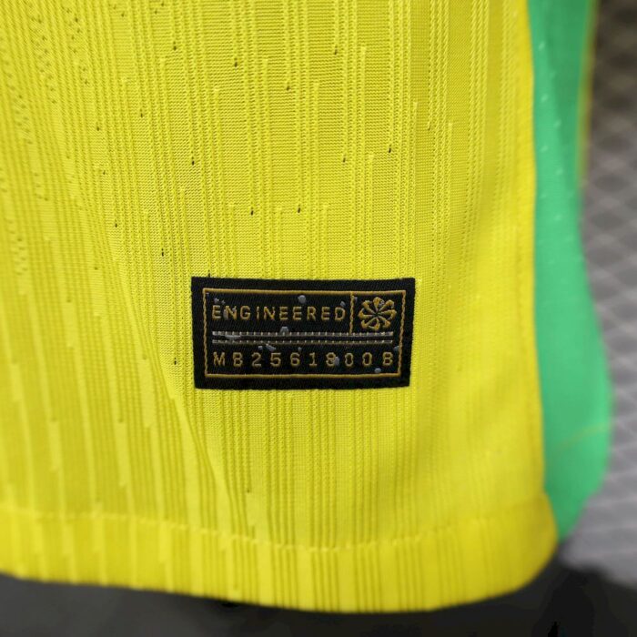 Mens Brazil 2025/26 Home Jersey Player Version 5
