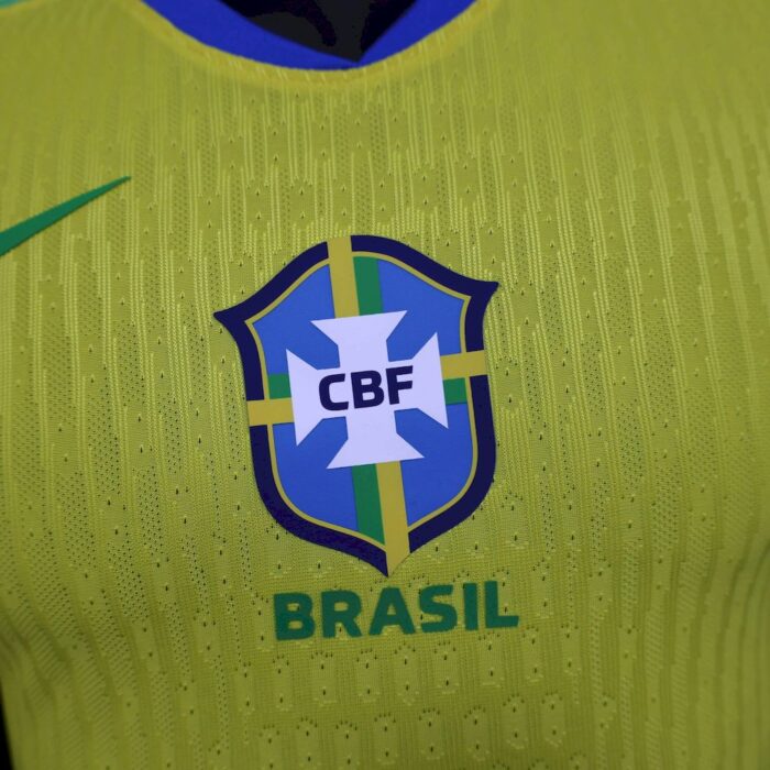 Mens Brazil 2025/26 Home Jersey Player Version 3