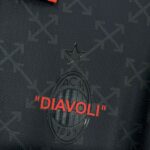 Mens AC Milan 2025/26 Co-Branded Black Edition Jersey 5