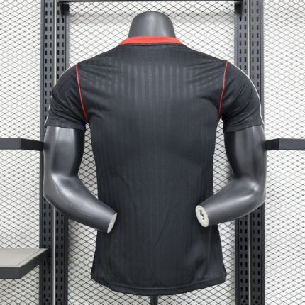 Mens Manchester United 2025/26 Black Terrace Icons Jersey Player Version 1