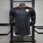 Mens Manchester United 2025/26 Black Terrace Icons Jersey Player Version