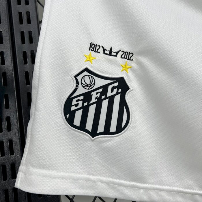 Mens Santos 2011/12 Home Retro Shorts 4