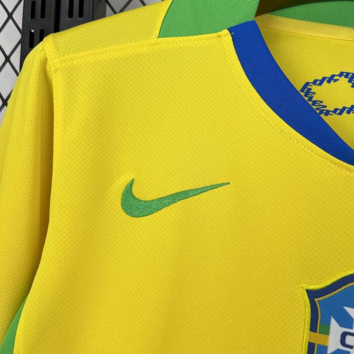 Mens Brazil 2025/26 Home Jersey 4