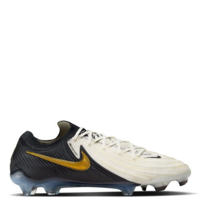 Nike Phantom Gx Ii Firm Ground Football Boots – White/Blk/Gold