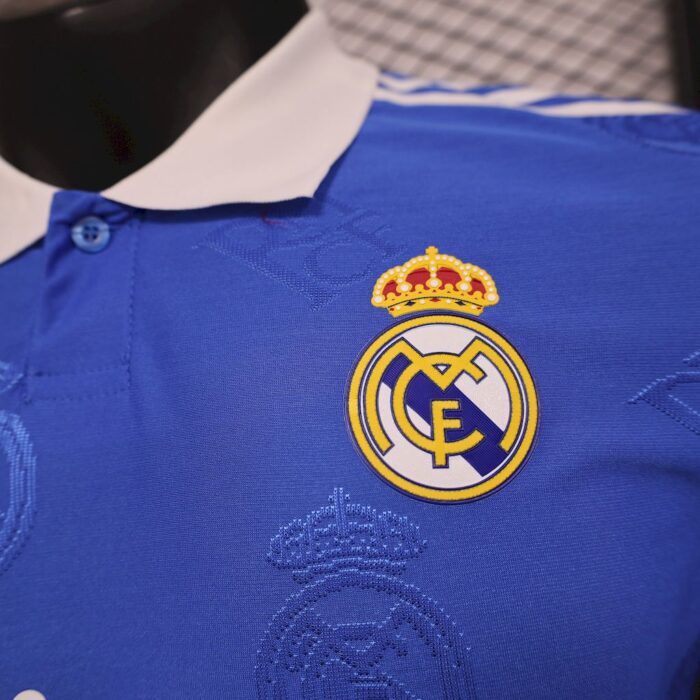Mens Real Madrid 2025/26 Blue Jersey Player Version 4