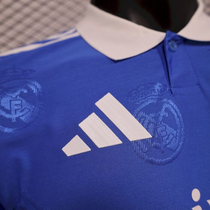 Mens Real Madrid 2025/26 Blue Jersey Player Version 2