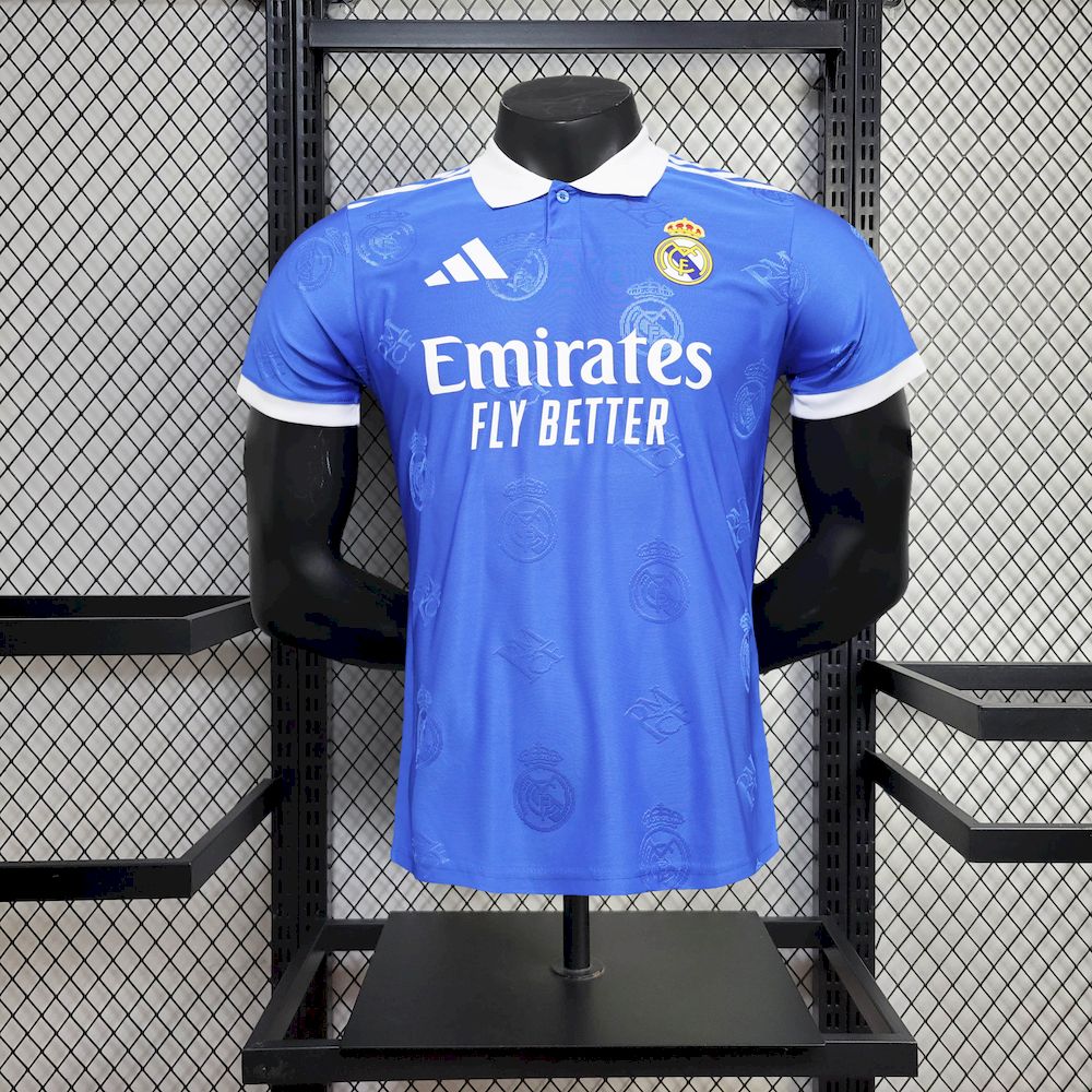 2025061409232095.jpg Mens Real Madrid 2025/26 Blue Jersey Player Version