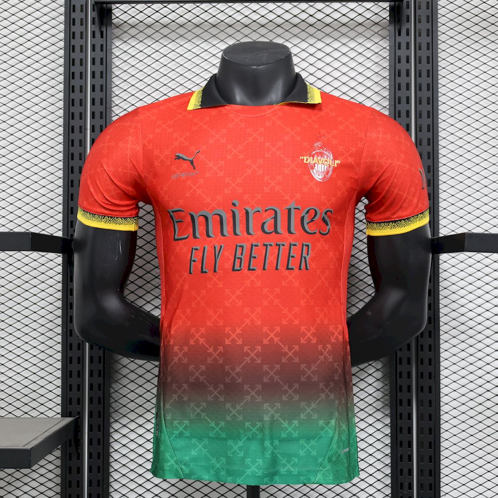 2025021016504184.jpg Mens AC Milan 2025/26 Co-Branded Red Edition Jersey Player Version