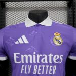 Mens Real Madrid 2025/26 Light purple Jersey Player Version 5