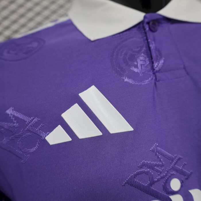 Mens Real Madrid 2025/26 Light purple Jersey Player Version 4